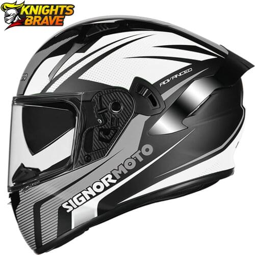 Casco Moto Full Face Motorcycle Helmet Men Motocross Off Road Racing Helmet Capacete Moto Double Lens Motorbike Helmet DOT