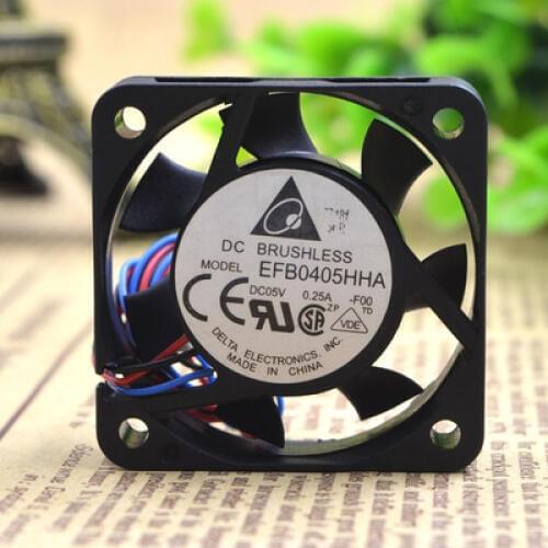 Original Delta EFB0405HHA 5V 0.25A 4CM 4010 Double Ball Cooling Fan