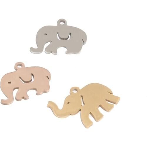 5pcs Stainless Steel Stamping Blank Tags Fashion Pendants Gold Silver Gold DIY Hand Making Charm Jewelry Finding Women Men