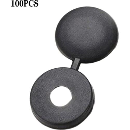 Furniture Exterior Covers Decor Colorful Hinged Plastic Screw Caps Snap Buttons Black Decorative Plastic Screw Cap Cover