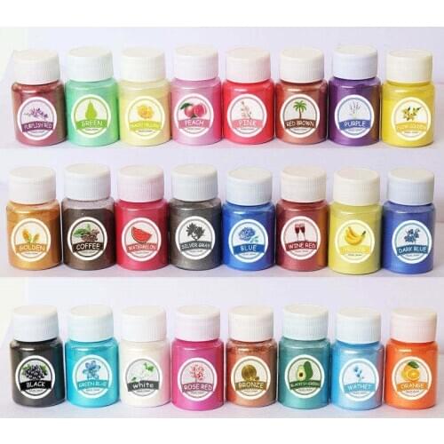 20 Colors Mica Powder Epoxy Resin Dye Pearl Pigment For Jewelry Making Resin Mold Color Dye Pigments