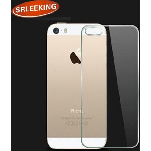 SRLEEKING the anti-ray screen protector 9H tempered glass Back after Protector For iphone 5 5S back Protective film