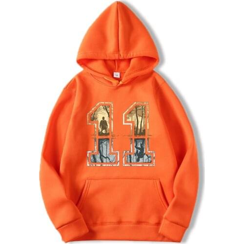 Stranger Things Number 11 Funny Sweatshirts Men Fashion Sports Hoodies Autumn Fleece Warm Hooded Hip Hop Streetwear Hoodie Mens