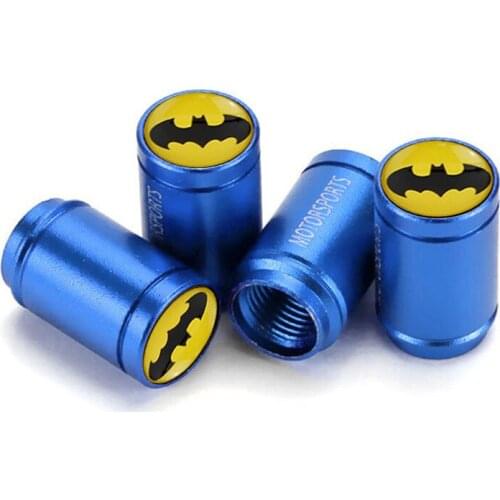 Universal Alloy Car Wheel Tire Valve Caps Bat Moto Protector Tyre Airtight Stem Cap Dustproof Cover For Peugeot 301 307 308 5008