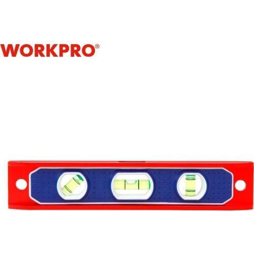 WORKPRO 9" Aluminum Frame Level Heavy Duty Torpedo Level Free Shipping