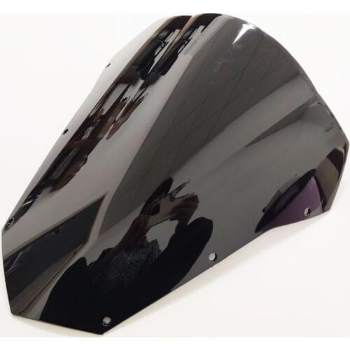 Windscreen Wind Screen Deflectors Windshield Smoke Iridium For 2007 2008 2009 2010 Yamaha FZ6 S2 600 Fazer FZ-6 FZ 6