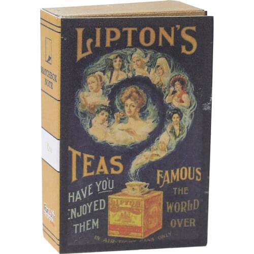 122 Sheets Novelty Matchbox Shape Retro Notebook Mini Tearable Meme Pad Stationery Pocket Notepad Write/Leave Message Supplies