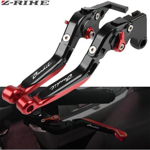 Motorcycle accessories Clutch Brake Lever Aluminum Extendable Adjustable Foldable Levers For Suzuki GSF 650 1200 1250 Bandit