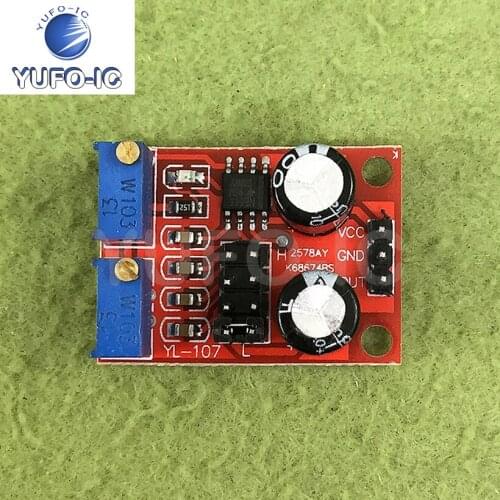 Free Ship 1PCS NE555 Pulse Frequency Adjustable Duty Cycle Square Wave Rectangular Wave Signal Generator Motor Drive