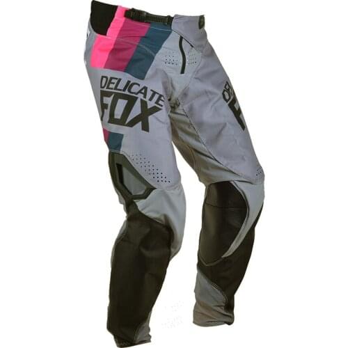 Delicate Fox 360 Draftr Pants ATV Downhill Bike Mountain Bicycle Offroad Moto Street Motor Motocross Racing Grey Trousers Mens