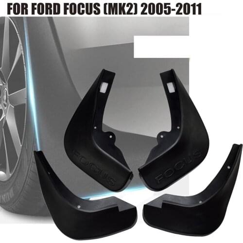 4PCS Car Mud Flaps Front Rear Mudguard Splash Guards Fender Mudflaps For Ford Focus European Version Hatchback MK2 YC101003