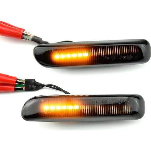 For BMW 3 Series E46 Sedan Coupe Wagon Convertible 1997-2001 Led Dynamic Turn Signal Light Side Fender Marker Sequential Lamp