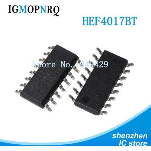 10pcs HEF4017BT SOP-16 HEF4017 SOP16 HEF4017B SOP New