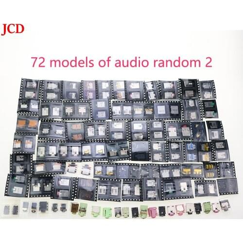 JCD 72 Model 3.5mm conector de áudio smd 4 pinos trrs estéreo jack receptáculo ângulo direito fêmea para 4 pólos telefone plug