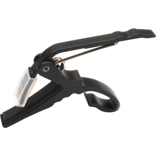 Classical Guitar Capo Clamp Guitar Accessories Black Musical Metal Folk Tone Adjusting Enjoyable Instrument Supplies