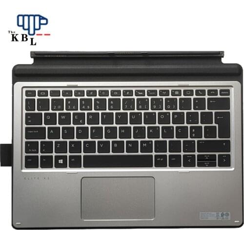 New For HP Elite X2 1012 G2 Collaboration Portuguesa Language Tablet Keyboard HSN-D06K 911747-131