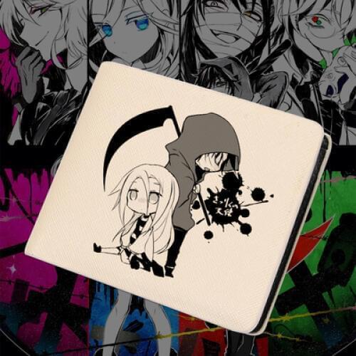 Angels of Death Wallets Rachel Short style PU Leather Cartoon Anime Student holders