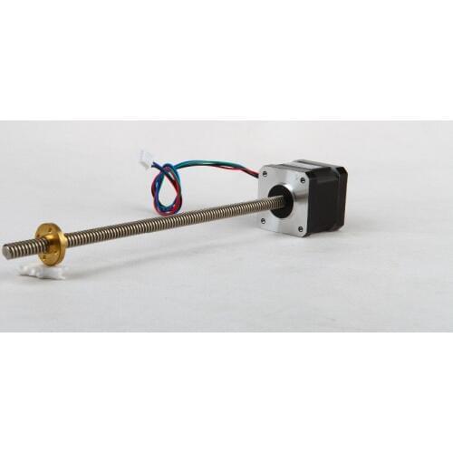 Linear Motor! Wantai 1pc Nema 17 Stepper Motor 250mm stroke travel DIY CNC Robot reprap 3D printer42BYGHW603L200-2CE ROHS