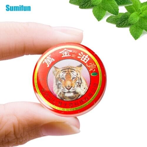 1/2Pcs Tiger Blam Ointment Cold Headache Dizziness Heat Stroke Insect Stings Herbal Mosquito Bitesrefreshing Pain Relief Cooling