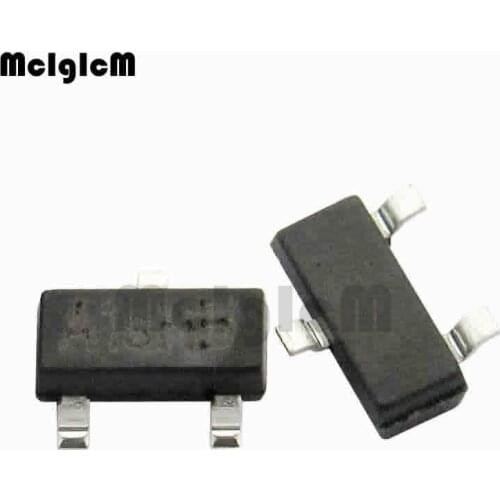 MCIGICM si2301,100pcs SMD mosfet transistor SOT-23 SI2301 MOSFET P-CH 20V 3.1A SOT23-3