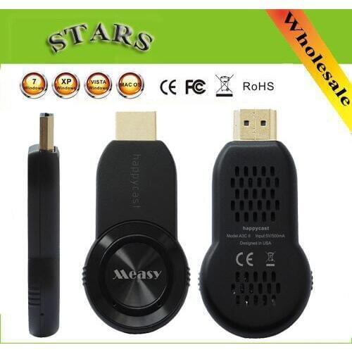 Measy A3C II Happycast hd wifi display For Airplay DLNA Miracast Dongle tv stick receiver CPU AM8252 adapter For Android PC IOS