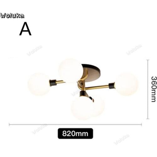 All copper bedroom lamp ceiling lamp modern minimalist living room lamp master bedroom room lamp cd50 w07