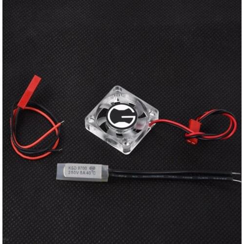 RC Model ESC Heat Sink Heatsink Cooling Fan Temperature Sensing For 1/10 RC Crawler Car TRX4 TRX6 G63 Axial SCX10 90046