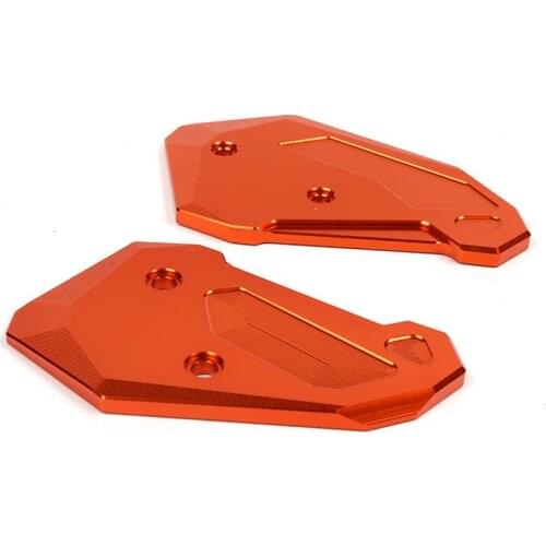 Motorcycle CNC Aluminum Alloy Foot Rests Footrest Pedal Guard Protector Cover For Yamaha MT07 MT 07 FZ07 MT-07 2014-2017