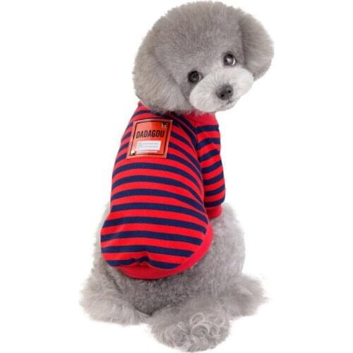 Stripe Pet Dog Clothes For Small Dog Clothing Warm Clothing for Dogs Coat Puppy Outfit Pet Clothes For Large Dog Chihuahua