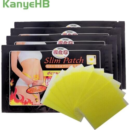 40pcs/4bags Slimming Patch Navel Slim Sticker Weight Loss Burning Fat Efficacy Chinese Herbal Medical Body Shaping Plaster A002