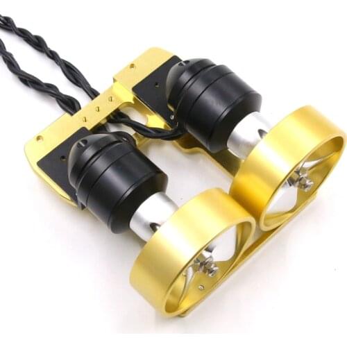 FATJAY 24V dual motor power 9kg thrust underwater propeller waterproof motor KYO-4T-DUAL metal propeller for thruster RC boat