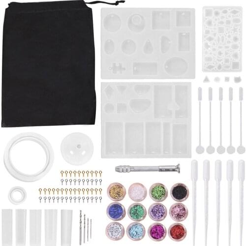 Silicone Mold for Resin Epoxy Crystal Diamond Bracelet Pendant Jewelry Doming Mould Resin Letter and Number Casting Mould Craft