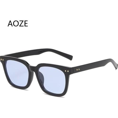 2021 Fashion Cool Rivets Spikes Square Style Sunglasses Women Men Vintage Brand Design Sun Glasses lunette de soleil femme UV400