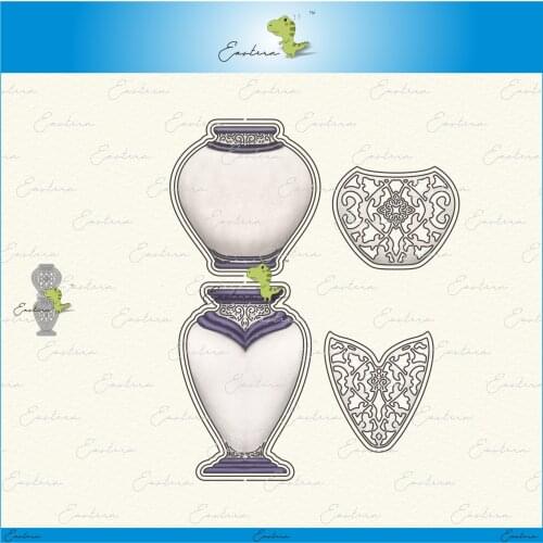 Vintage vase metal cutting dies 2020 new diy molds Scrapbooking Paper Making die cuts crafts