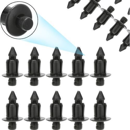 10pcs 6mm Bike Fairing Rivet Trim Clip Plastic Rivet Trim Clips For Honda For Yamaha For Suzuki Kawasaki