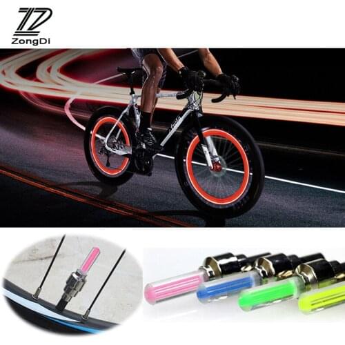 ZD Cool Car Motorcycle Tyres Valve Covers Light For Citroen C5 C4 C3 Mini Cooper Opel Astra H G J Vectra C Saab Volvo S60 V70