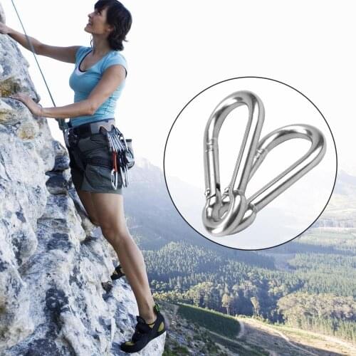 Stainless Steel Heavy Duty 2pcs Carabiner Clip Large Carabiner Clip 4 Inch Caribiners Clip Carabiner Clip Hook
