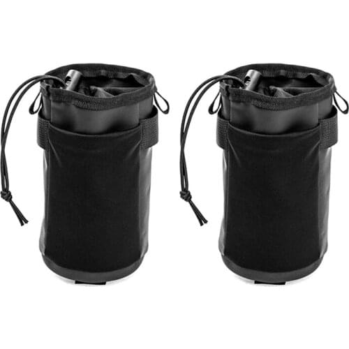 2 Pack Bike Handlebar Bag Mountain Bike Frame Bag Bicycle Water Bottle Holder Bag Bike Accessories