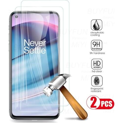 2pcs protective glass for oneplus one plus nord ce n10 5g n100 one plus nord ce 5g armor safety sceen pretector film guard cover