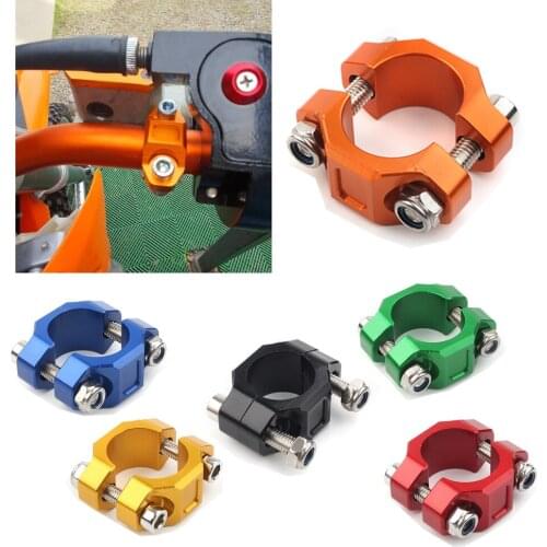 CNC Motorcycle Handlebar Brake Clutch Rotating Bar Clamp Mount For YAMAHA For KAWASAKI For HONDA with 22mm handlebar