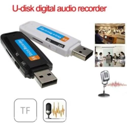 Dropshipping Portable Rechargeable USB2.0 U Disk Digital Audio Max 32GB Voice Recorder Recording Pen Rechargeable Voice Recorder