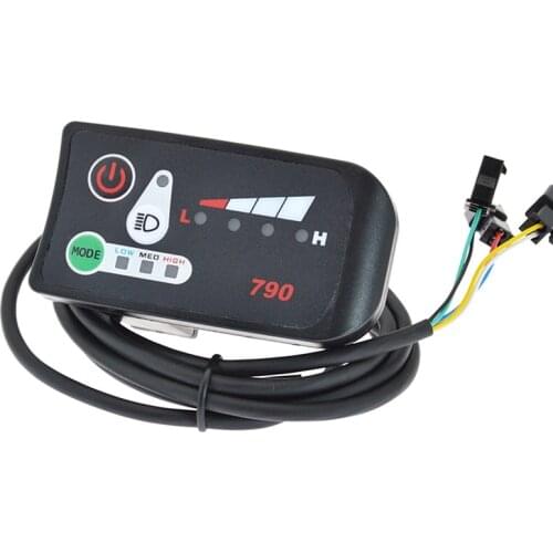 24v/36v/48v Electric Scooter Bike Meter Led Power Display Keyboard With Light Function 6km Boost Meter 790 Meter Connector Tools
