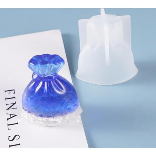 DIY Three-dimensional Purse Resin Mold Cute Crystal Epoxy Mold Decoration Silicone Mold For Resin