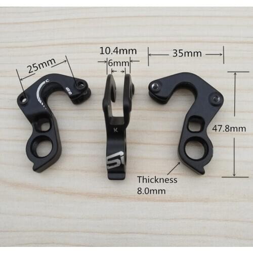 2pc Bicycle gear rear derailleur hanger For Cannondale KP158 SUPER SIX EVO SYNAPSE CARBON CAAD 10 MECH dropout carbon frame bike