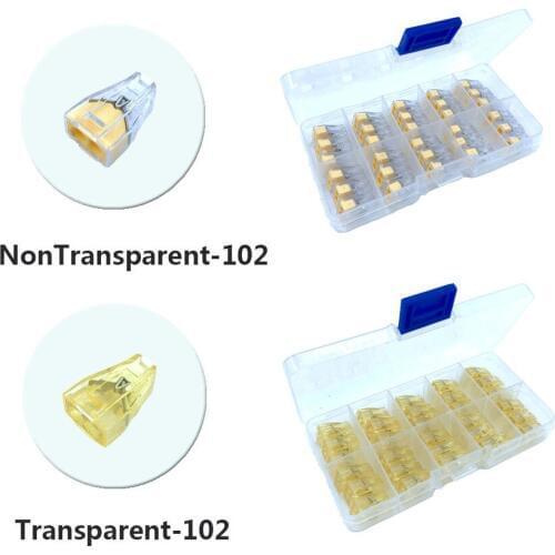 Connector 733-102 30PCS/Box Insert Type Wire Quick Connect Terminal Block Lighting Accessories China Free Shipping