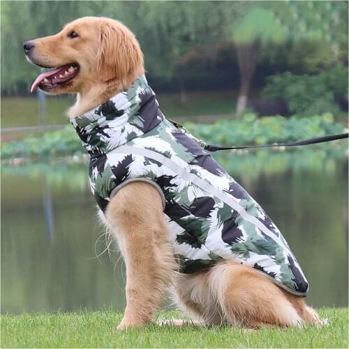 Dog Jacket Large Breed Dogs Coat Waterproof Reflective Warm Winter Clothes for Big Dogs Labrador Overalls Chihuahua Pug Clothing