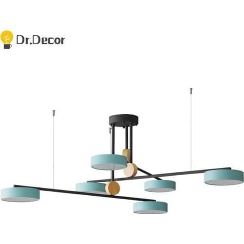 Modern Led Chandelier Lighting Luxury Rotate Bedroom Dining Living Room Hanging Lamps Kitchen Ceiling Chandeliers Lamp Fixtures