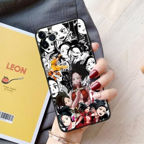 Bnha momo yaoyorozu Boku no Hero Academia For iPhone se 6 6s 7 8 plus x xr xs 11 pro max soft silicone phone case cover shell