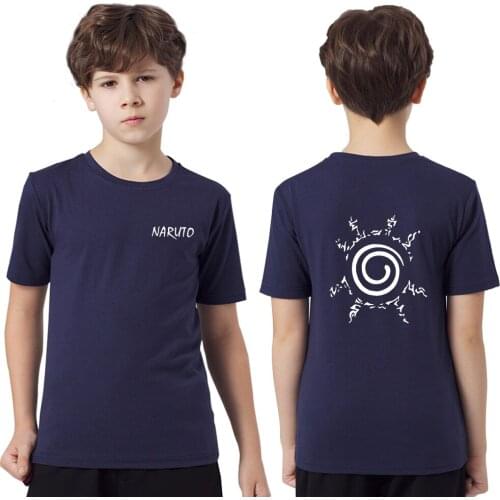 Creative Akatsuki T-shirt for Kids Anime Cosplay T-shirt Casual Anime Short Sleeve for Child Hokage Boy girl t shirt Clothes