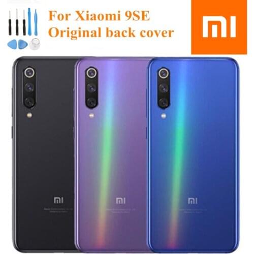 Original XiaoMi Replacement Battery Glass Back Cover DoorRear Housing Protective Phone Back+ tools For Xiaomi 9 SE Mi 9SE 9 SE